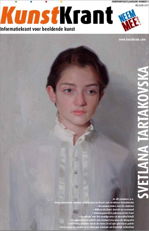 SvetlanaTartakovska op cover van de Kunstkrant